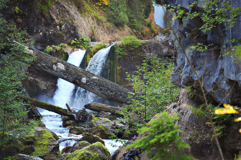 Washington Road Trip - Best Hiking Trails in Washington State. Washington Road Trip - The Best Hiking Trails in Washington State. A cascading waterfall on the Lava Canyon Trail near Mt. St. Helens, Washington.